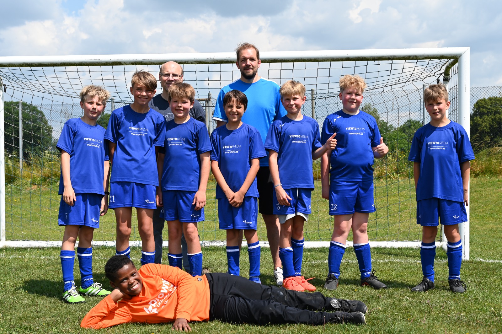 Niños Spiel gegen C-Juniorinnen Polling