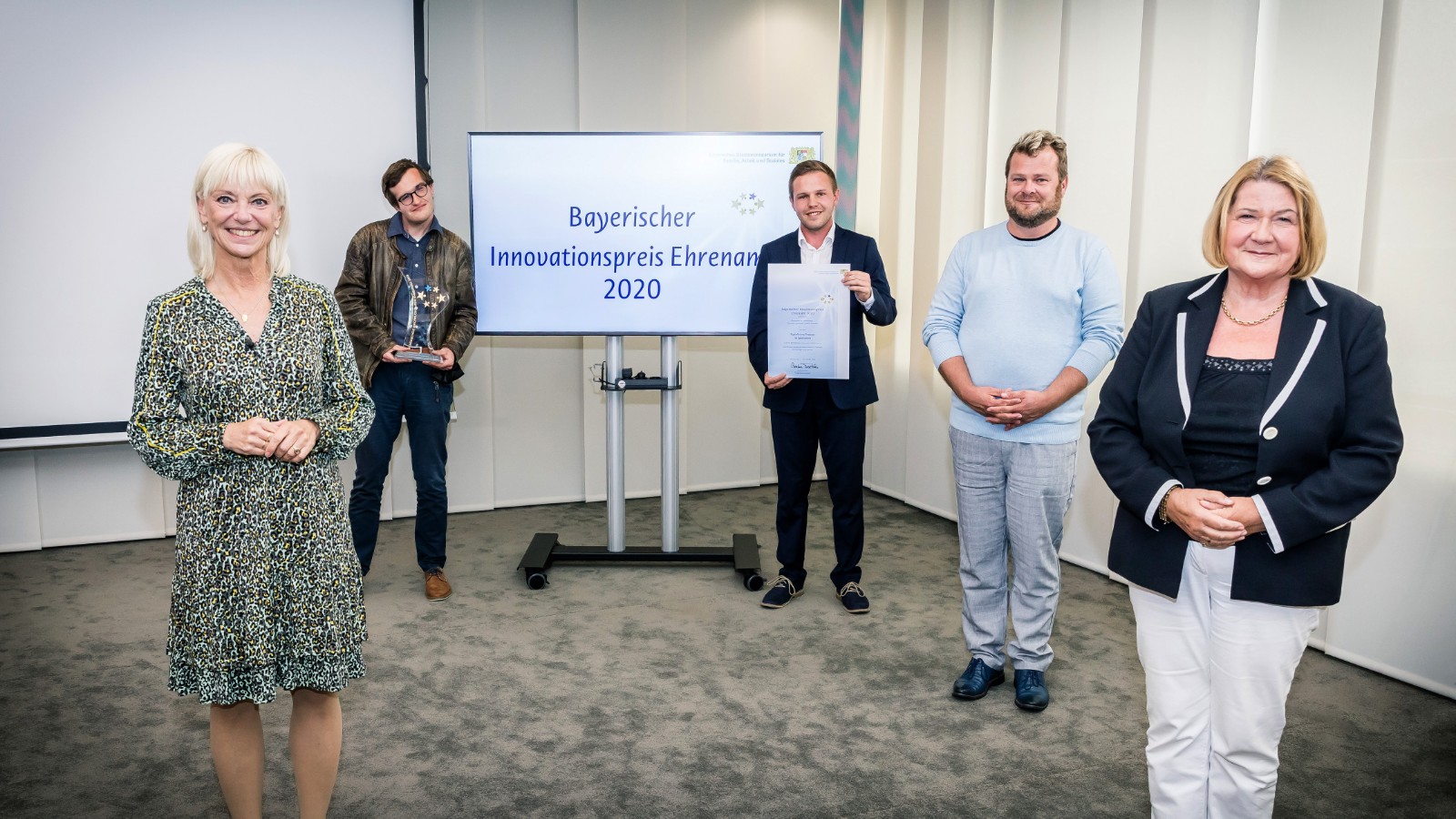 Preisverleihung Bayerischer Innovationspreis Ehrenamt