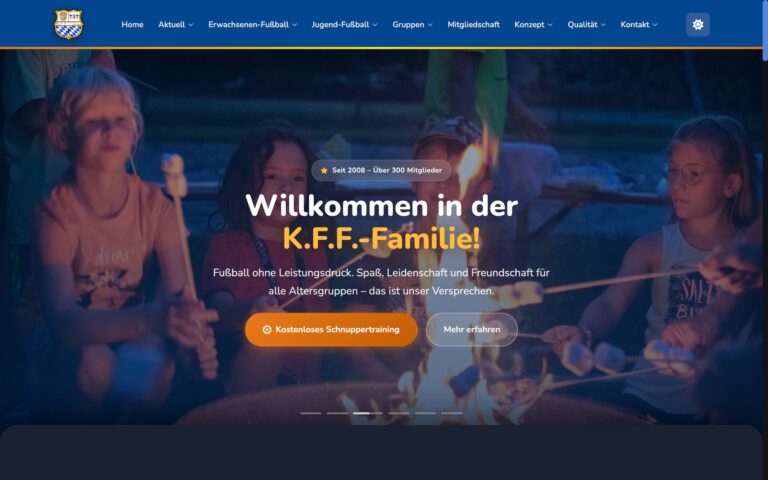 Abschluss des Homepage-Projekts